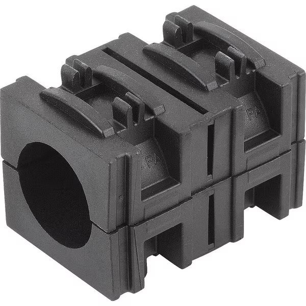 Reducing Bushing For Rnd. Tubes A=Ø 25, 25, B=30, 3, Thermoplastic Black, Kipp, Mfr#: K0491.03025